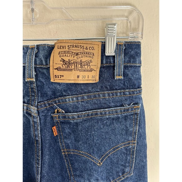 Vintage Levi’s 505 Orange Tab Jeans 30x30 80s 90s y2k Straight Leg Made in USA - Picture 3 of 3